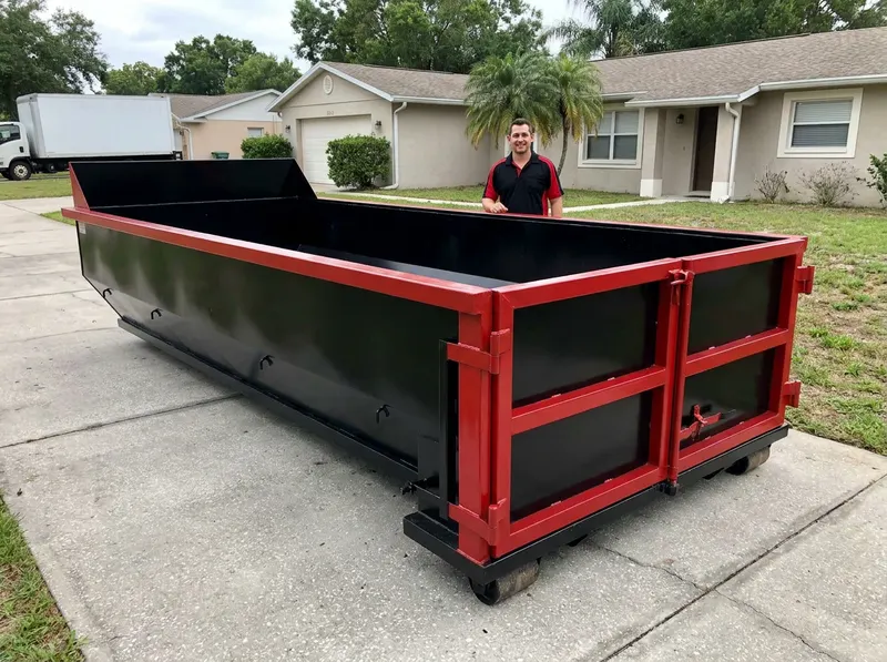 Residential Driveway Dumpster Rental in Orlando, FL